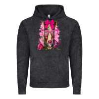 Vintage Black valentines day horse with sunglasses Vintage Hoodie - NancyCooperArtShop