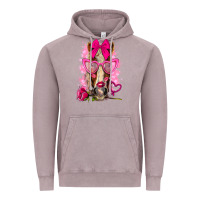 Vintage Zinc valentines day horse with sunglasses Vintage Hoodie - NancyCooperArtShop