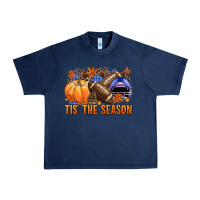 Navy tis the season football Urban Heavy Tee - NancyCooperArtShop