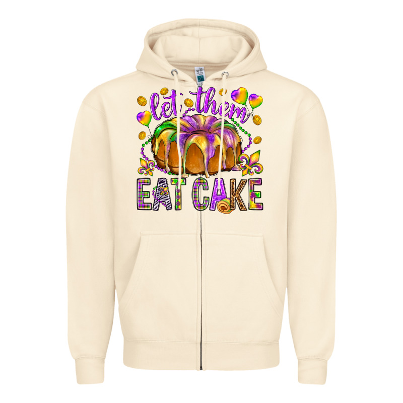 Let Them Eat Cake Zipper Hoodie by HowdyJamesFarm | Teevron