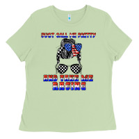 Just Call Me Pretty And Take Me Racing Ladies Tee | Teevron