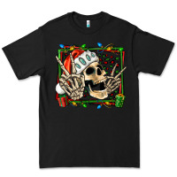 Black Christmas happy skeleton Premium Tee - Jasminsmagicworld