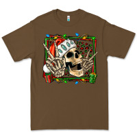 Cacao Christmas happy skeleton Premium Tee - Jasminsmagicworld
