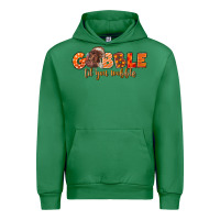 Emerald Fall Gobble Gobble Til You Wobble Urban Hoodie - LillyAllenDesigns