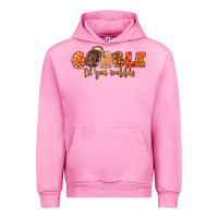 Fuchsia Pink Fall Gobble Gobble Til You Wobble Urban Hoodie - LillyAllenDesigns