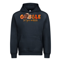 Navy Fall Gobble Gobble Til You Wobble Urban Hoodie - LillyAllenDesigns
