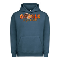 Pigment Midnight Navy Fall Gobble Gobble Til You Wobble Urban Hoodie - LillyAllenDesigns