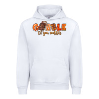 White Fall Gobble Gobble Til You Wobble Urban Hoodie - LillyAllenDesigns