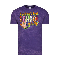 Cloud Purple rockin that school year Vintage Tee - NancyCooperArtShop