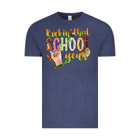 Vintage Denim rockin that school year Vintage Tee - NancyCooperArtShop