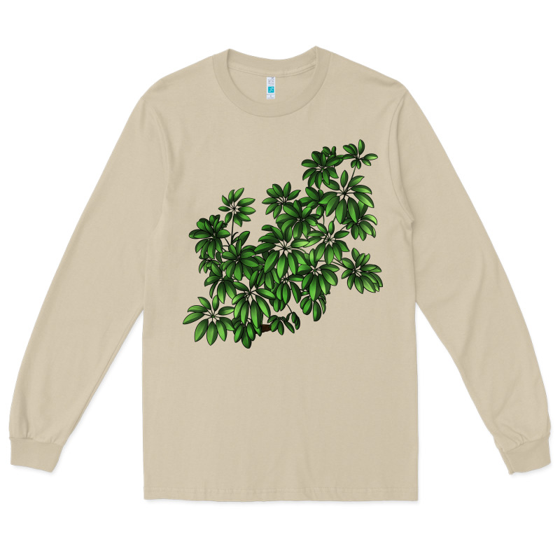 Botanical Schefflera Illustrations Long Sleeve Tee by LillyAllenDesigns | Teevron