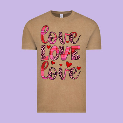 Love Valentines Day Vintage Tee Designed By Jahusdesignshop