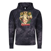 Cloud Black cattle queen Vintage Hoodie - NancyCooperArtShop