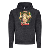 Vintage Black cattle queen Vintage Hoodie - NancyCooperArtShop