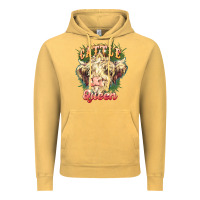 Vintage Mustard cattle queen Vintage Hoodie - NancyCooperArtShop