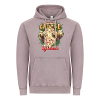 Vintage Zinc cattle queen Vintage Hoodie - NancyCooperArtShop