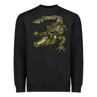 Black alligator Heavyweight Sweatshirt - BarkalooDesign