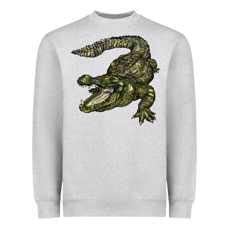 Alligator Heavyweight Sweatshirt by BarkalooDesign | Teevron