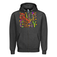 Charcoal Heather Let's get cray Zipper Hoodie - HowdyJamesFarm