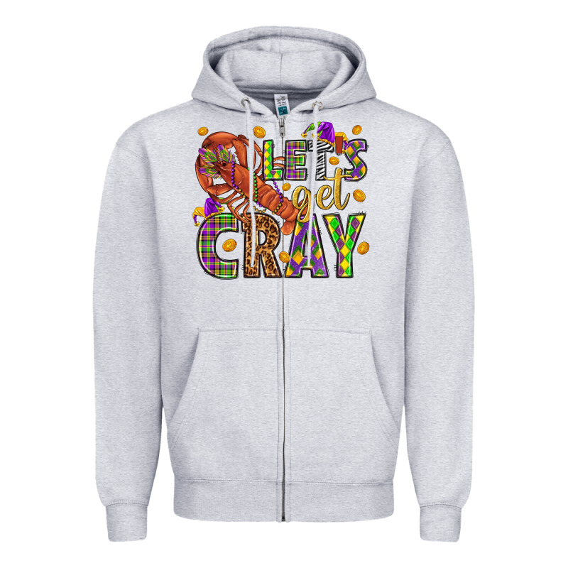 Let's Get Cray Zipper Hoodie by HowdyJamesFarm | Teevron