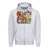 Heather Grey Let's get cray Zipper Hoodie - HowdyJamesFarm