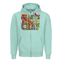 Seafoam Let's get cray Zipper Hoodie - HowdyJamesFarm