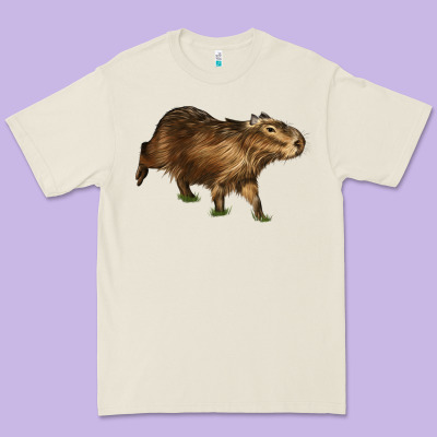Capybara Premium Tee Designed By Lillyallendesigns