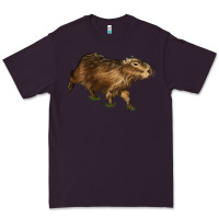 Plum Capybara Premium Tee - LillyAllenDesigns