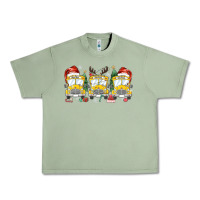 Oil Green christmas school bus Urban Heavy Tee - MaliasSmallBusiness