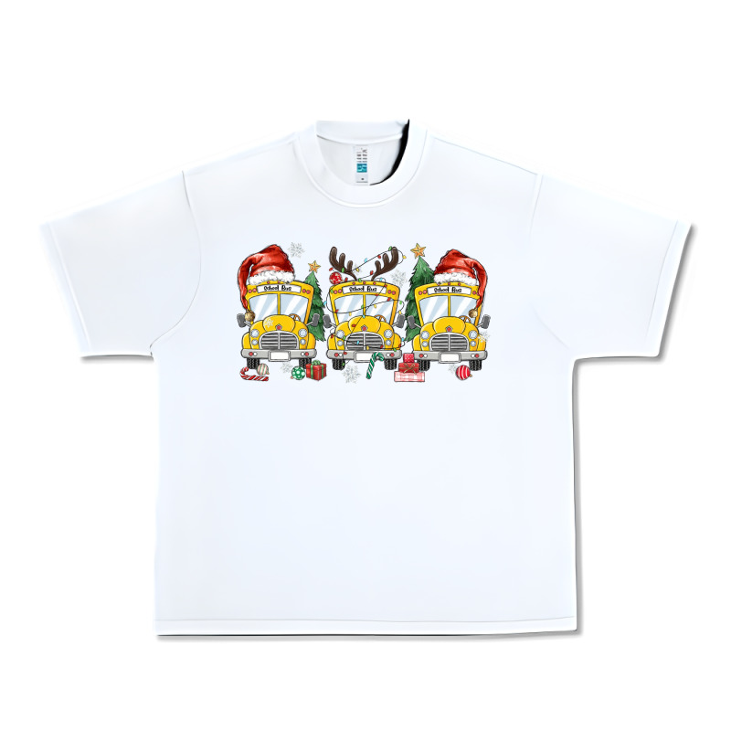 Christmas School Bus Urban Heavy Tee by MaliasSmallBusiness | Teevron