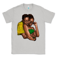 Moon Dust black couple Classic Tee - NancyCooperArtShop