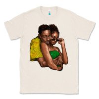 Natural black couple Classic Tee - NancyCooperArtShop