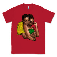 Red black couple Classic Tee - NancyCooperArtShop