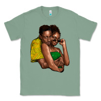 Sage black couple Classic Tee - NancyCooperArtShop