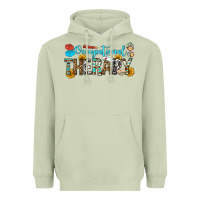 Matcha occupational therapy Heavyweight Hoodie - OliviaCreatesArt