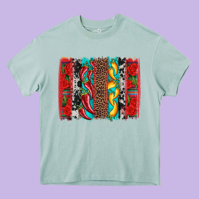 Cinco De Mayo Vibes Brushstrokes Heavy Core Tee Designed By Artiststas