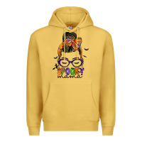 Antique Gold spooky mama Premium Hoodie - JahusDesignShop