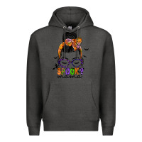Charcoal Heather spooky mama Premium Hoodie - JahusDesignShop