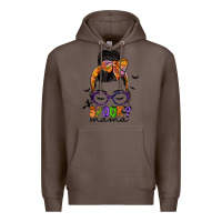 Coffee spooky mama Premium Hoodie - JahusDesignShop
