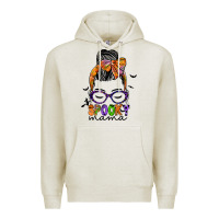 Oatmeal Heather spooky mama Premium Hoodie - JahusDesignShop