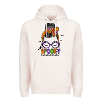 Pale Pink spooky mama Premium Hoodie - JahusDesignShop