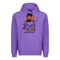 Purple spooky mama Premium Hoodie - JahusDesignShop