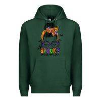 Sports Green spooky mama Premium Hoodie - JahusDesignShop