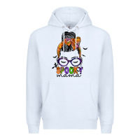 White spooky mama Premium Hoodie - JahusDesignShop