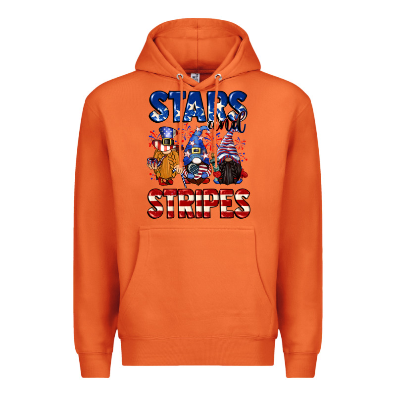 Stars And Stripes Gnomes 4th Of July Premium Hoodie by CowGirlArtShop | Teevron