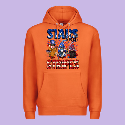 Stars And Stripes Gnomes 4th Of July Premium Hoodie Designed By Cowgirlartshop