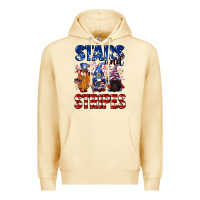 Pina Colada Stars and stripes gnomes 4th of july Premium Hoodie - CowGirlArtShop