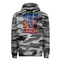 Slate Camo Stars and stripes gnomes 4th of july Premium Hoodie - CowGirlArtShop