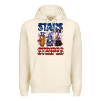 Tofu Stars and stripes gnomes 4th of july Premium Hoodie - CowGirlArtShop