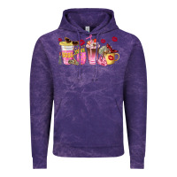 Cloud Purple boss lady coffee cups Vintage Hoodie - NancyCooperArtShop